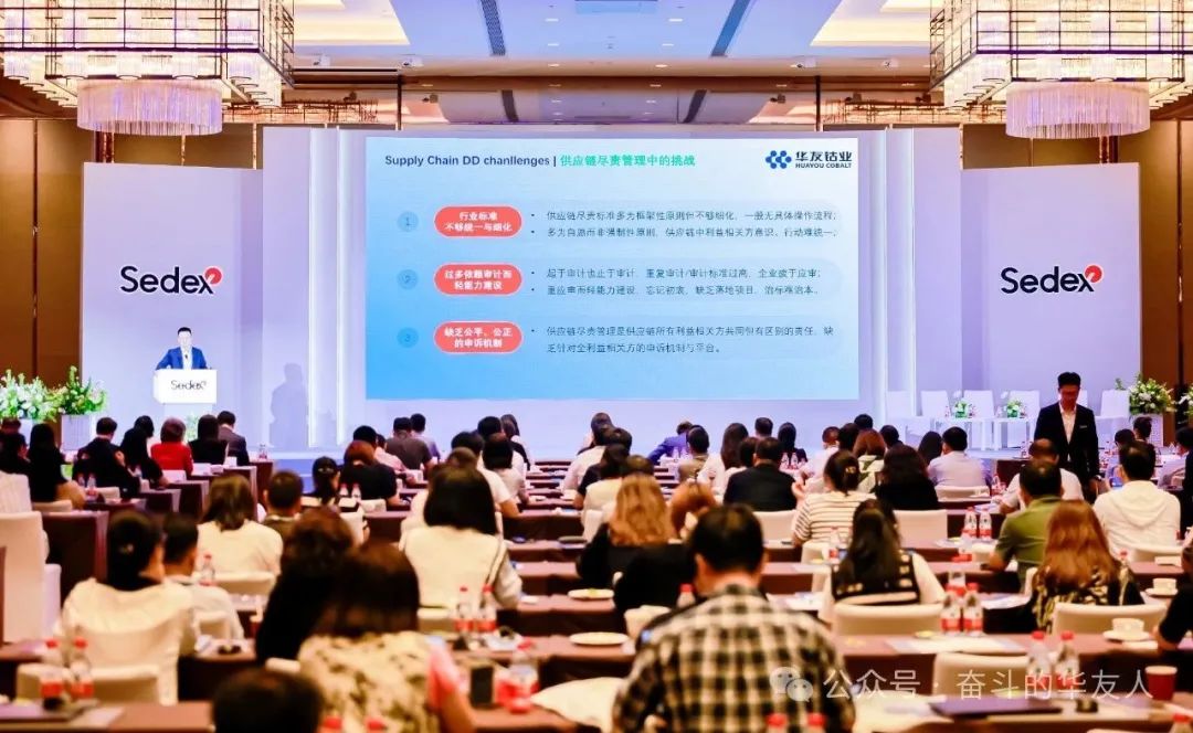 携手共创 链接未来| 华友钴业亮相Sedex20周年大会，，分享供应链最佳实践-企业新闻-浙江华友钴业股份有限公司
