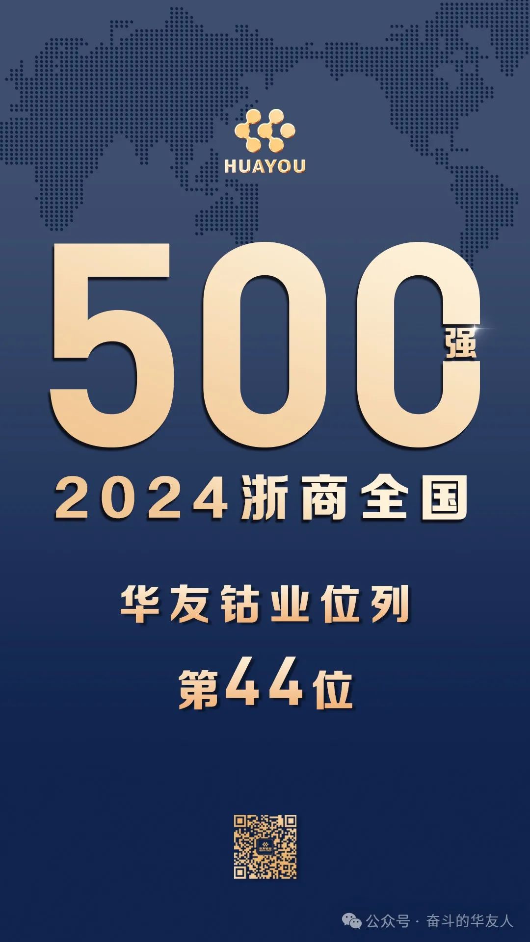 Top 500 Zhejiang Entrepreneurs in China, Ranked 44th-News Releases-Huayou New Energy Technology (Quzhou) Co., Ltd.