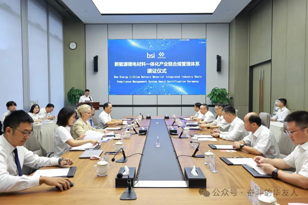 全球首家 | 华友钴业新能源锂电质料一体化合规治理系统认证-企业新闻-浙江华友钴业股份有限公司