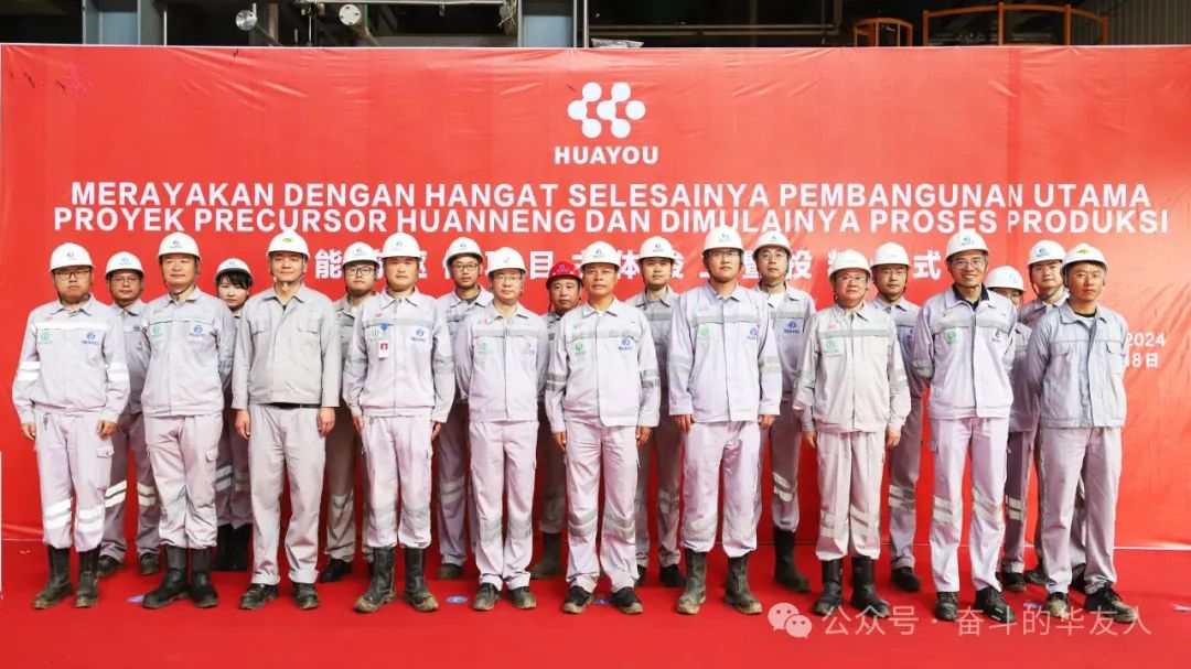 Huayou Cobalt Completes Its First Overseas Ternary Precursor Project and Successfully Begins Production-News Releases-Huayou New Energy Technology (Quzhou) Co., Ltd.