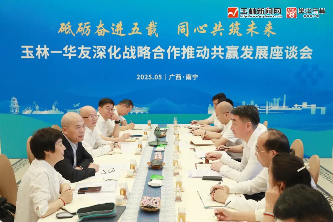 Join Hands to Build the Future! Yulin Party Secretary Wang Chen and Mayor Zhang Huiqiang Discuss with Chairman Chen Xuehua in Nanning-News Releases-Huayou New Energy Technology (Quzhou) Co., Ltd.