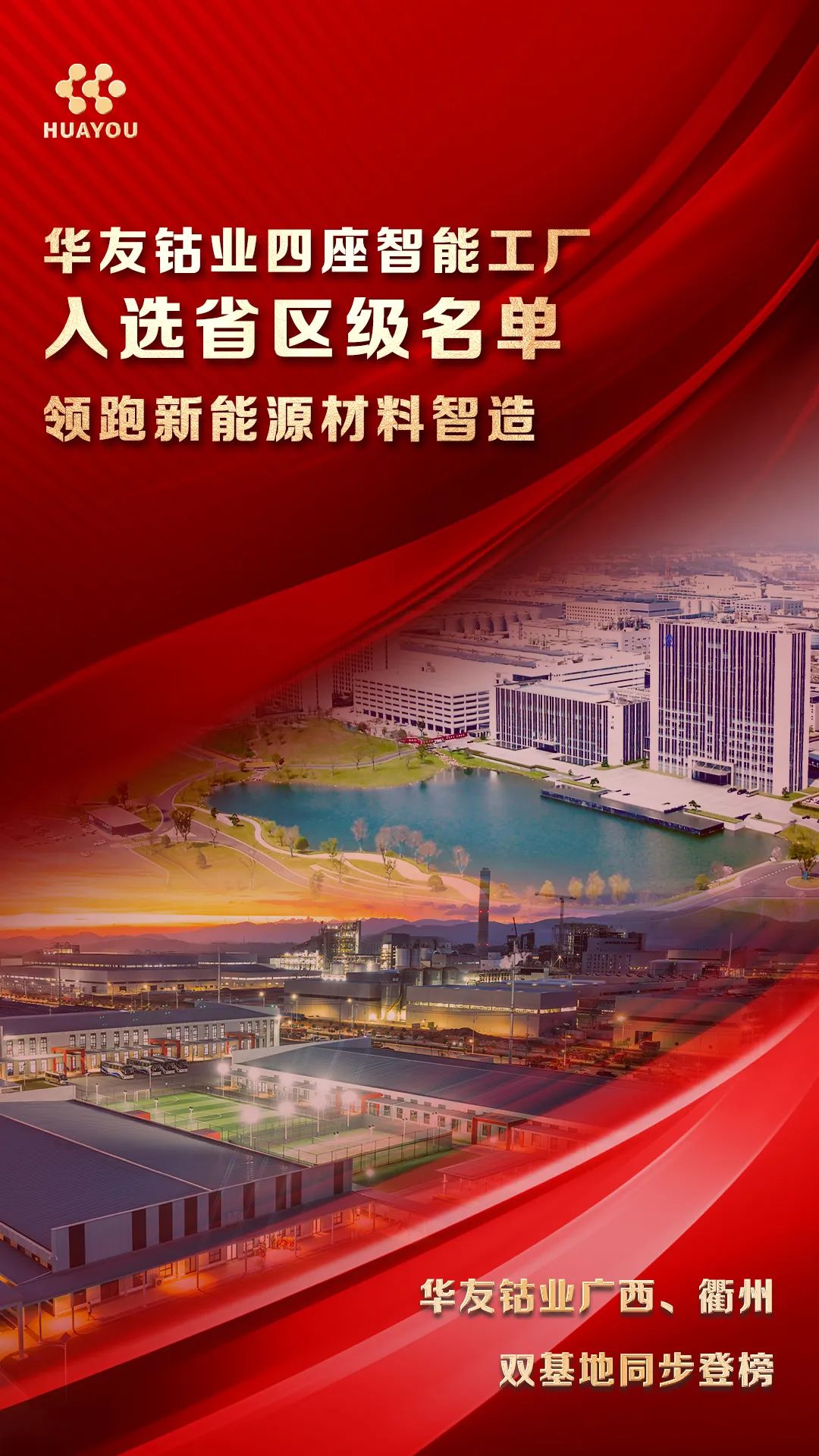 Leading in New Energy Material Intelligent Manufacturing! Four of Huayou Cobalt's Smart Factories Selected for Provincial-Level Recognition-News Releases-Huayou New Energy Technology (Quzhou) Co., Ltd.